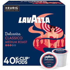 Lavazza Dolcevita Classico front box showing branding and count for quick selection
