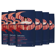 Lavazza Dolcevita Classico front packaging showing brand and pack size for quick recognition