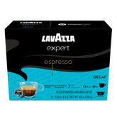 Lavazza front packaging showing 36 capsules and balanced medium roast benefits