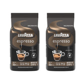 Lavazza front packaging showing two 2.2 lb bags and product branding for clear identification and value