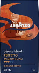 Lavazza Perfetto front packaging showing 20oz value bag and brand clarity