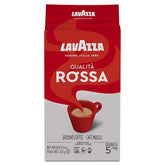 Lavazza Qualità Rossa front packaging showing product branding and size for quick identification and shelf appeal