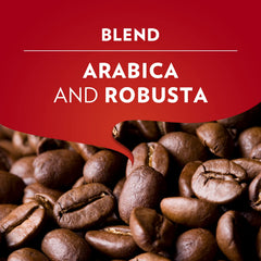 Lavazza Qualità Rossa brewed in a moka pot showing rich extraction and concentrated aroma
