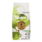 Lavazza ¡Tierra! front packaging shows 2.2 lb bag and organic badge