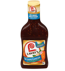 Lawry's bottle front view showing label and flavor, highlights easy seasoning