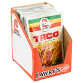 Lawry's front packaging showing pack of 12 packets and convenience benefit