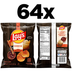 Lay's close-up of a crisp chip texture highlighting barbecue seasoning and crunch