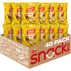 Lay's front packaging showing brand and portioned convenience for easy stocking
