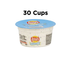 Lay's Creamy Ranch open cup texture highlighting creamy consistency benefit