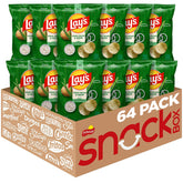 Lay's front packaging showing flavor and portion size, convenient for events