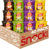 Lay's variety pack front view showing all four flavors and easy grab convenience