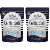 Le Marinier front packaging showing twin 1.1 lb bags and natural branding benefit clarity