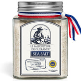 Le Saliculteur glass jar front view showing brand and eco packaging benefit