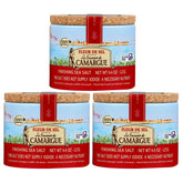 Le Saunier De Camargue front packaging showing jar and brand benefit
