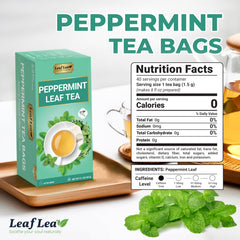 LeafLea individually foil-wrapped tea bag preserving freshness benefit