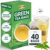 LeafLea front box showing packaging and 40-count quantity for fresh tea