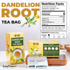LeafLea individually wrapped tea bag highlighting convenience and portability
