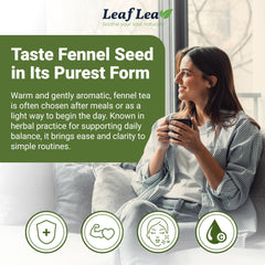 LeafLea paper filter tea bag detail, plastic-free steeping for cleaner brew