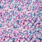 LEBERY front packaging showing 238g resealable bag and pastel sprinkles benefit quick storage