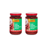 Lee Kum Kee front packaging showing two 13 oz jars and bold labeling for easy identification
