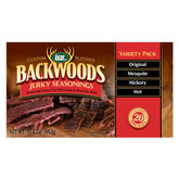 LEM backwoods front packaging showing four flavor packets and branding benefit convenience
