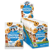 Lenny & Larry's front packaging showing chocolate chip snacks and benefits