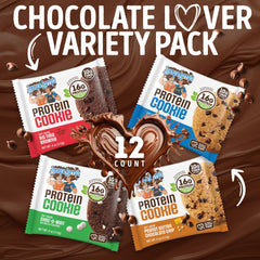 Lenny & Larry's close-up of chocolate chips highlighting rich flavor and indulgence