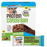 Lenny & Larry's front packaging showing Choco Hazelnut and benefits
