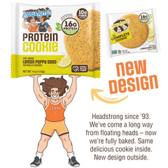 Lenny & Larry's close-up of cookie texture highlighting soft chew and protein