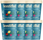 Lentiful lemon Mediterranean front packaging showing product and benefits