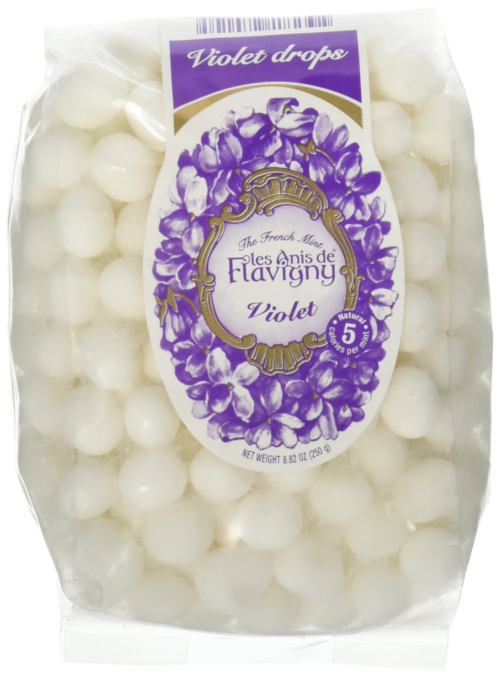 Les Anis de Flavigny front packaging showing violet anise drops and artisanal quality