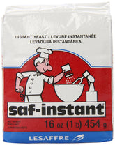 LeSaffre Saf-Instant Red front packaging showing 2 pound bag and label benefit consistent baking