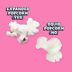 LesserEvil popcorn in a bowl on a kitchen counter, ready-to-share healthy snack