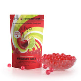 LEVO front package of Cherry Limeade gummy mix showing branding and yield