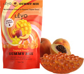 LEVO front packaging showing Tropical Peach mix and clear product benefit