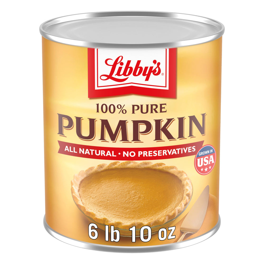 Libby's front can view showing label and size, clear identification and storage benefit