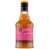 Liber & Co. front label bottle showing brand and juice content for clear identification
