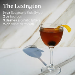 Liber & Co. syrup texture drizzle over spoon highlighting viscous cane-sugar richness