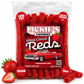 Lickies Licorice front packaging showing brand and 16 ounce bag for easy gifting