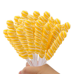 LIDATREE front packaging showing 30-piece lemon twist lollipops, convenient for parties