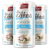 Lieber's front packaging showing the three-pack and sea salt label for quick identification