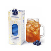 Life Plus Style Gourmet front packaging showing blueberry green tea benefits convenience