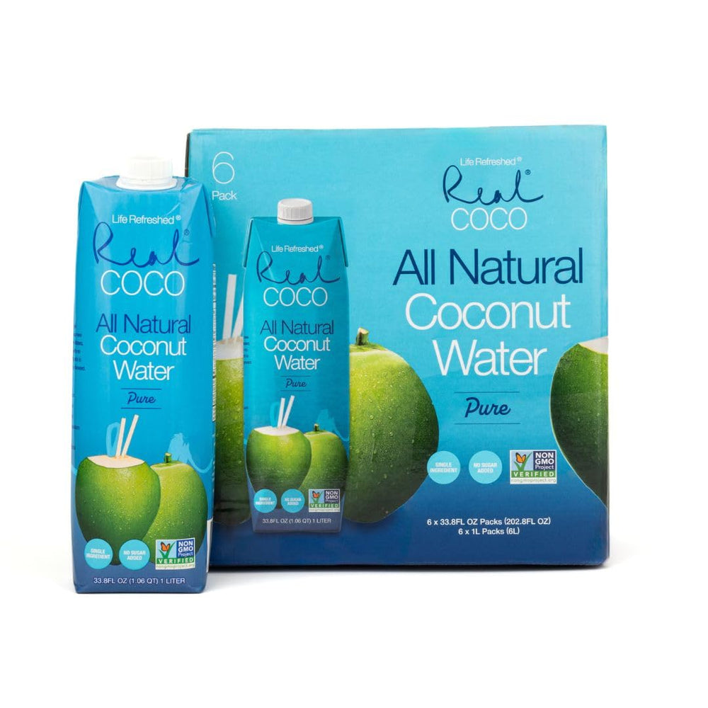 Life Refreshed front packaging showing 1L bottle and clean label, highlights purity