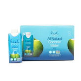 Life Refreshed bottle front packaging showing pure coconut water and vegan label benefit