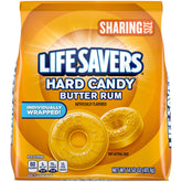 Life Savers front packaging showing butter rum flavor and shelf appeal