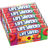 Life Savers front packaging showing two rolls and flavor labels for easy grabbing