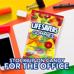 Life Savers assorted flavors spread on tabletop showing variety for party displays