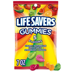 Life Savers front pack showing colorful gummy bag and branding for easy recognition