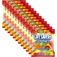 Life Savers front packaging showing full 3.22 oz bag and branding benefit shareable snack