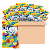 Life Savers front packaging showing vibrant fruit ring assortment and convenience
